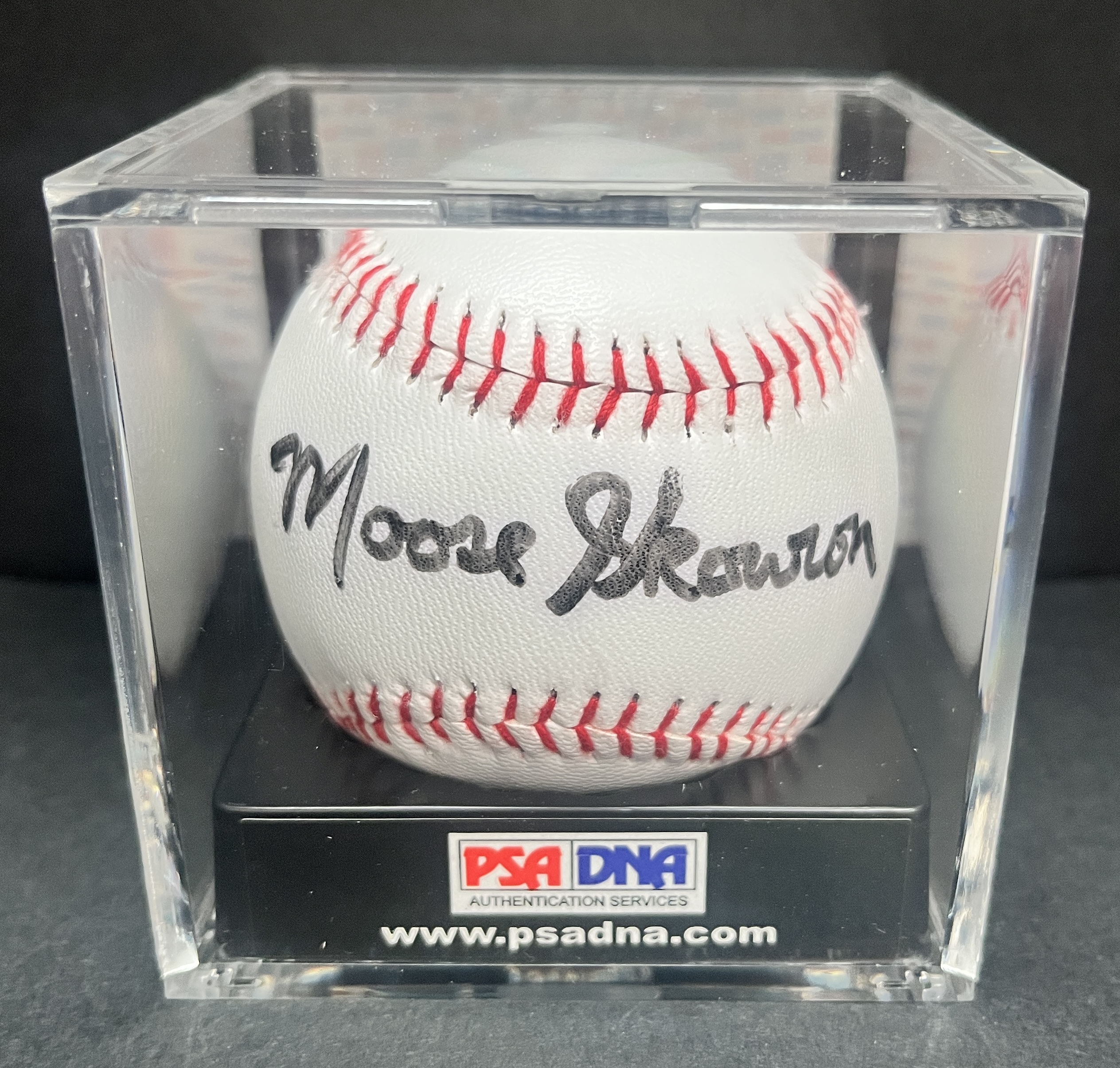 - Moose Skowron Autographed Baseball<br /> #1127040<br /><a class='button AddToCart' data-ajax='true' data-ajax-mode='replace' data-ajax-update='#cart-info' href='/AddToCart?itemId=@Model.Id&quantity=1&type=0'>Add To Cart</a>