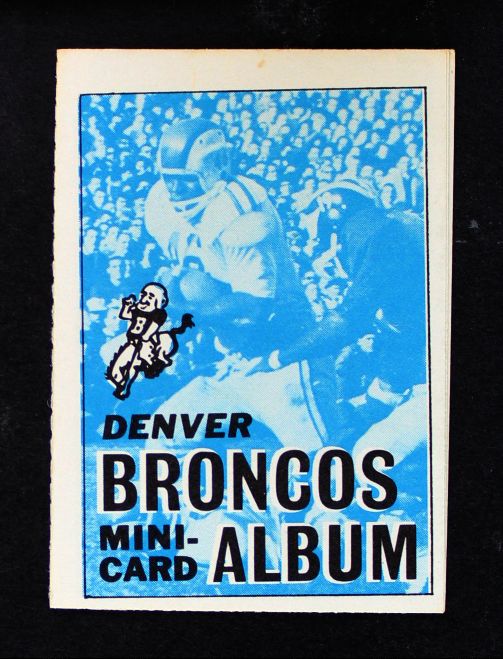 1969 Topps 4-in-1 Mini Card Album ALL Denver Broncos<br />F69A #7390951<br /><a class='button AddToCart' data-ajax='true' data-ajax-mode='replace' data-ajax-update='#cart-info' href='/AddToCart?itemId=@Model.Id&quantity=1&type=0'>Add To Cart</a>