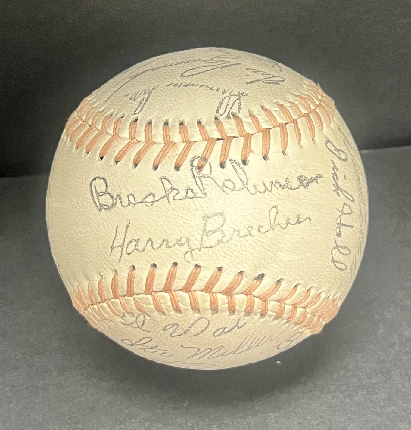 Autographed Baseball - 1966 Baltimore Orioles Facsimile<br /> #1135192<br /><a class='button AddToCart' data-ajax='true' data-ajax-mode='replace' data-ajax-update='#cart-info' href='/AddToCart?itemId=@Model.Id&quantity=1&type=0'>Add To Cart</a>