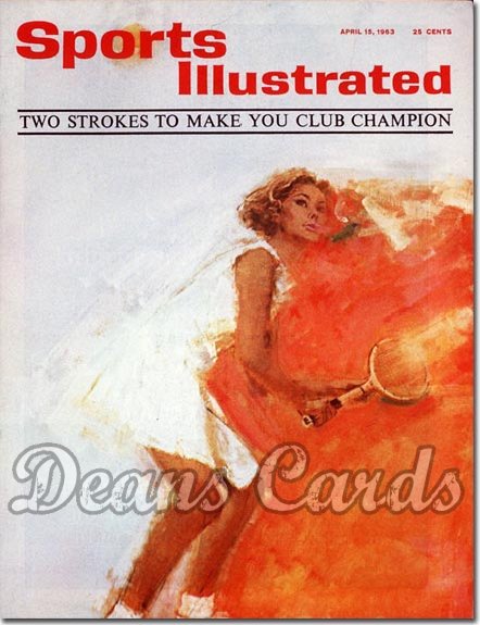 Sports Illustrated With Label Has Address Label on Front April 15 1963 - Woman Tennis Player<br />SPIL #875282<br /><a class='button AddToCart' data-ajax='true' data-ajax-mode='replace' data-ajax-update='#cart-info' href='/AddToCart?itemId=@Model.Id&quantity=1&type=0'>Add To Cart</a>