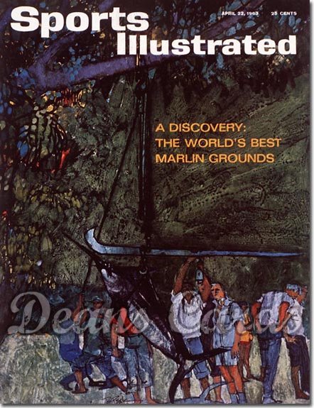 Sports Illustrated With Label Has Address Label on Front April 22 1963 - Marlin Fishing<br />SPIL #875419<br /><a class='button AddToCart' data-ajax='true' data-ajax-mode='replace' data-ajax-update='#cart-info' href='/AddToCart?itemId=@Model.Id&quantity=1&type=0'>Add To Cart</a>