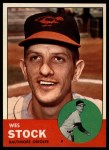 1963 Topps #438 Wes Stock Front Thumbnail