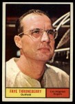 1961 Topps #282 Faye Throneberry Front Thumbnail