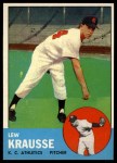 1963 Topps #104 Lew Krausse Front Thumbnail