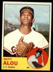 1963 Topps #128 Matty Alou Front Thumbnail