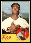 1963 Topps #128 Matty Alou Front Thumbnail