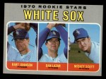 1970 Topps #669 White Sox Rookies - Bart Johnson / Dan Lazar / Mickey Scott Front Thumbnail