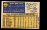 1970 Topps #685 Tom Haller Back Thumbnail