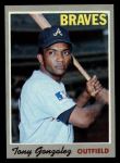 1970 Topps #105 Tony Gonzalez Front Thumbnail
