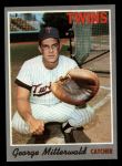 1970 Topps #118 George Mitterwald Front Thumbnail