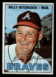 1967 Topps #199 Billy Hitchcock Front Thumbnail