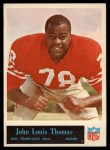 1965 Philadelphia #181 John Thomas Front Thumbnail