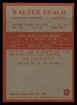1965 Philadelphia #30 Walter Beach Back Thumbnail