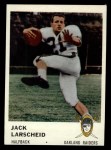 1961 Fleer #189 Jack Larsheid Front Thumbnail