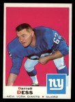 1969 Topps #219 Darrell Dess Front Thumbnail