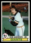 1979 Topps #34 Rob Andrews Front Thumbnail