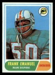 1968 Topps #170 Frank Emanuel Front Thumbnail