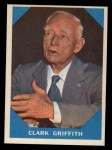 1960 Fleer #15 Clark Griffith Front Thumbnail