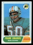 1968 Topps #170 Frank Emanuel Front Thumbnail