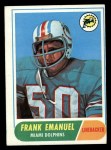 1968 Topps #170 Frank Emanuel Front Thumbnail