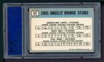 1965 Topps #537 Angels Rookies - Mercelino Lopez / Rudy May / Phil Roof Back Thumbnail