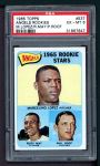 1965 Topps #537 Angels Rookies - Mercelino Lopez / Rudy May / Phil Roof Front Thumbnail