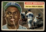 1956 Topps #30 Jackie Robinson Front Thumbnail