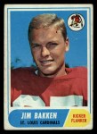 1968 Topps #8 Jim Bakken Front Thumbnail