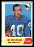 1968 Topps #211 Joe Morrison Front Thumbnail