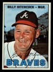 1967 Topps #199 Billy Hitchcock Front Thumbnail