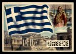 1956 Topps Flags of the World #13 Greece Front Thumbnail