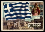 1956 Topps Flags of the World #13 Greece Front Thumbnail