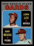 1970 Topps #96 Cardinals Rookies - Leron Lee / Jerry Reuss Front Thumbnail