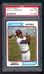 1974 Topps #401 Elliott Maddox Front Thumbnail
