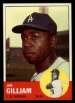 1963 Topps #80 Jim Gilliam Front Thumbnail