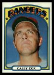 1972 Topps #231 Casey Cox Front Thumbnail