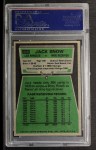 1975 Topps #258 Jack Snow Back Thumbnail