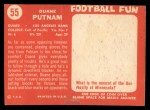 1958 Topps #55 Duane Putnam Back Thumbnail