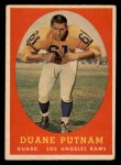 1958 Topps #55 Duane Putnam Front Thumbnail