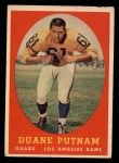 1958 Topps #55 Duane Putnam Front Thumbnail