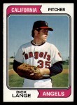1974 Topps #429 Dick Lange Front Thumbnail