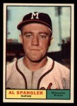 1961 Topps #73 Al Spangler Front Thumbnail