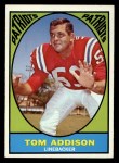 1967 Topps #5 Tom Addison Front Thumbnail