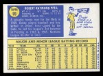 1970 Topps #99 Bobby Pfeil Back Thumbnail