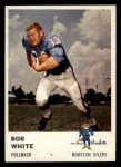 1961 Fleer #168 Bob White Front Thumbnail