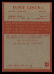 1965 Philadelphia #48 Tony Liscio Back Thumbnail