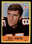 1967 Philadelphia #6 Billy Martin Front Thumbnail