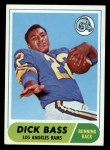 1968 Topps #2 Dick Bass Front Thumbnail