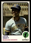 1973 Topps #152 Dave May Front Thumbnail