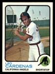 1973 Topps #522 Leo 'Chico' Cardenas Front Thumbnail